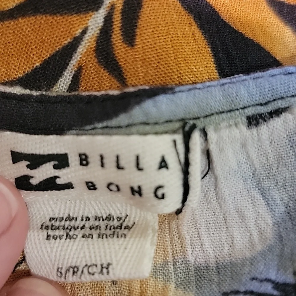 Billabong Size Small Women's Tie Wrap Dress - Picture 4 of 4